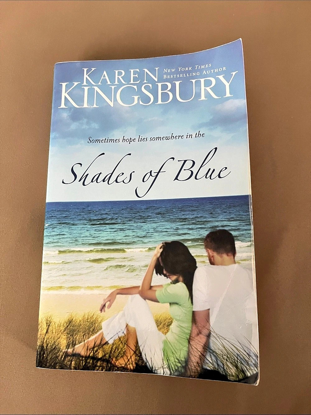 Zondervan Shades of Blue by Karen Kingsbury Paperback Novel Blue & White
